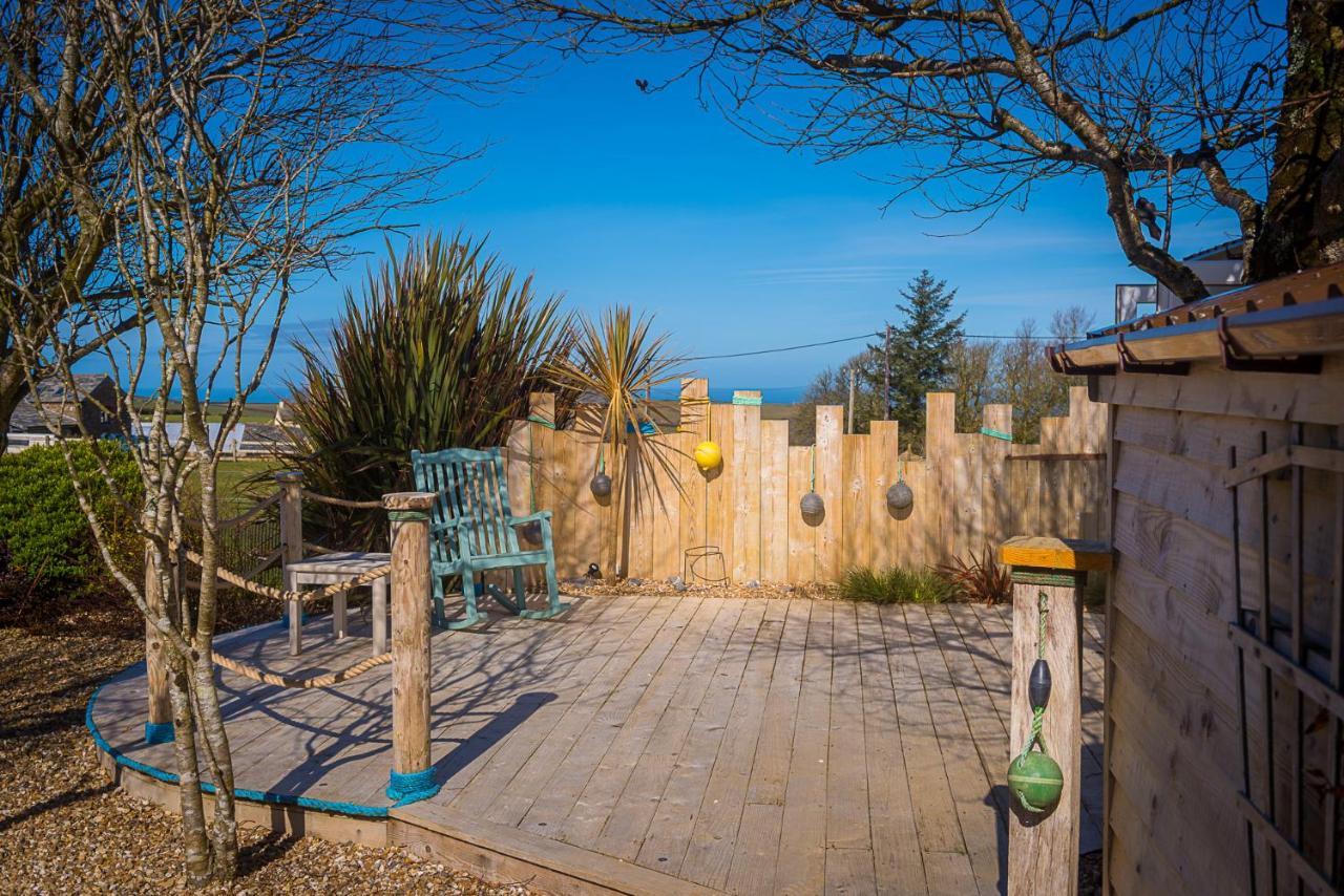 Driftwood Villa Bude Bagian luar foto